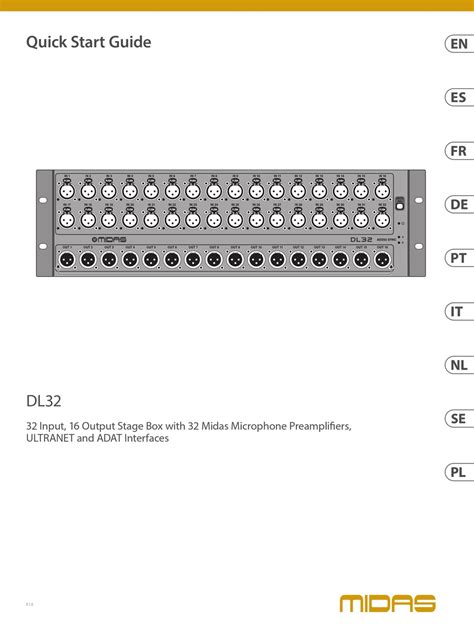 midas dl32 manual pdf